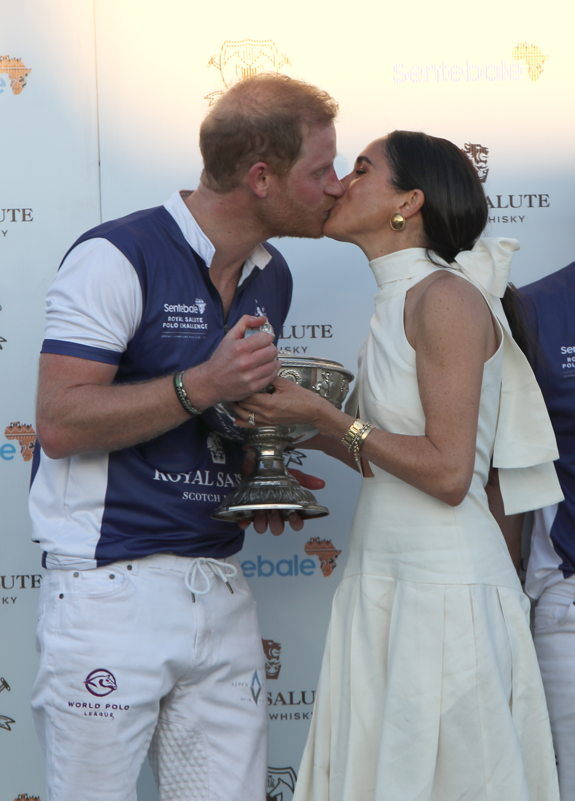 Команда Гарри Royal Salute Sentebale победила команду Гранд Чемпионов в соревновании Royal Salute Polo Challenge в прошлом месяце.