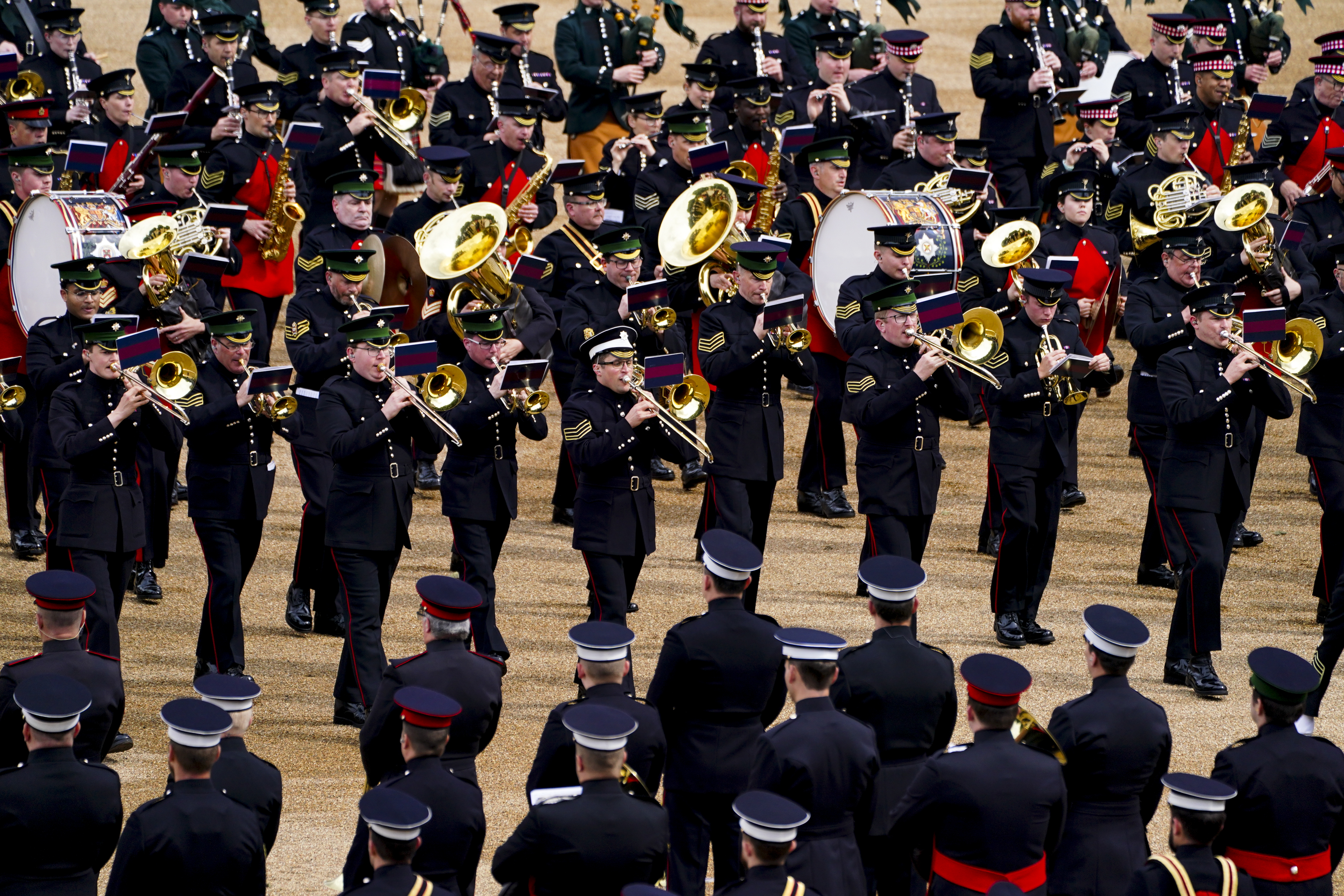 Более 300 музыкантов из группы Massed Bands выступят на фестивале Trooping the Color.