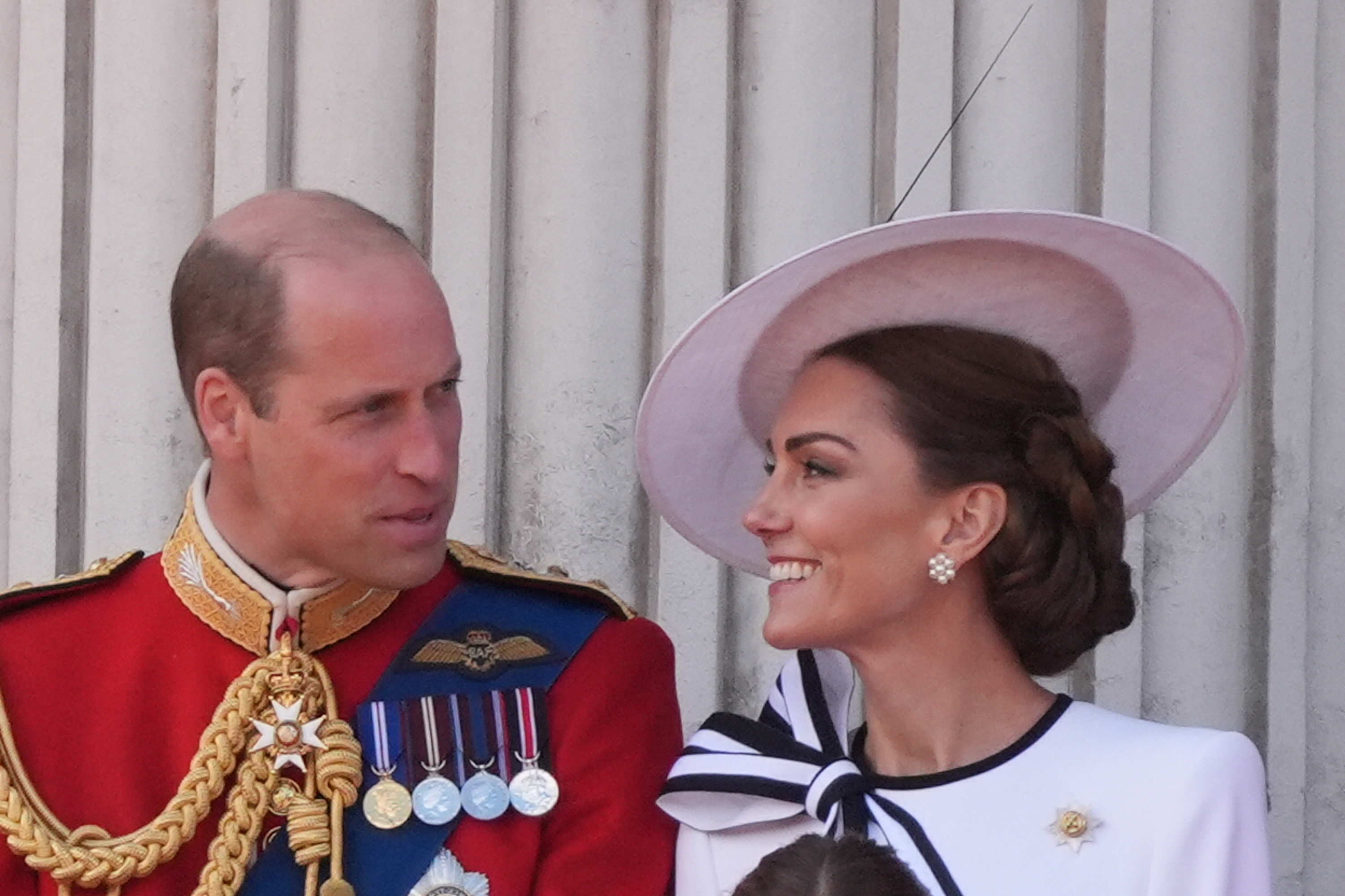 Кейт появилась вместе с Уильямом на мероприятии Trooping the Color в субботу.