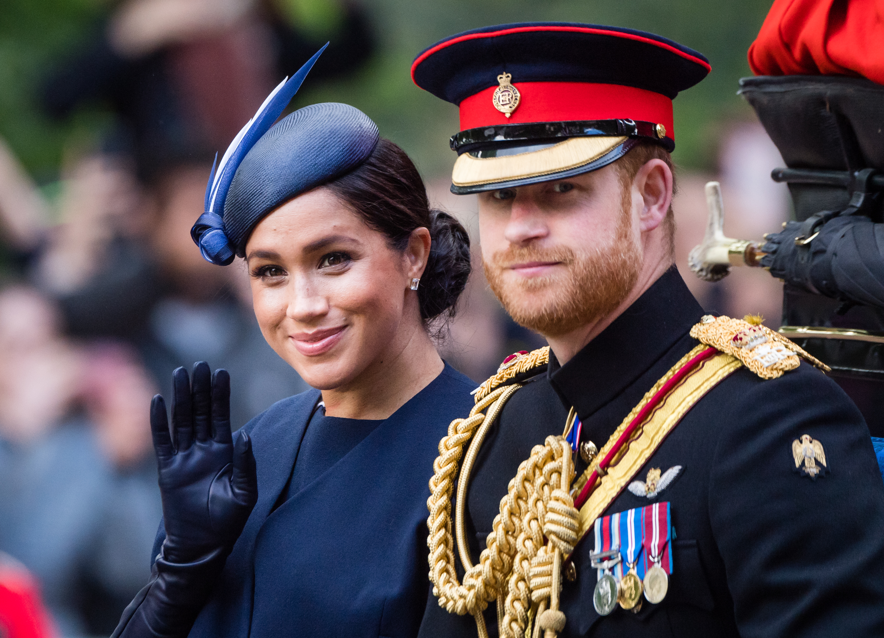 Последний раз Гарри и Меган посещали Trooping the Color в 2019 году.