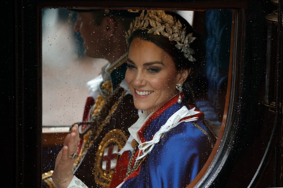 Кейт появилась на параде Trooping the Colour в июне.